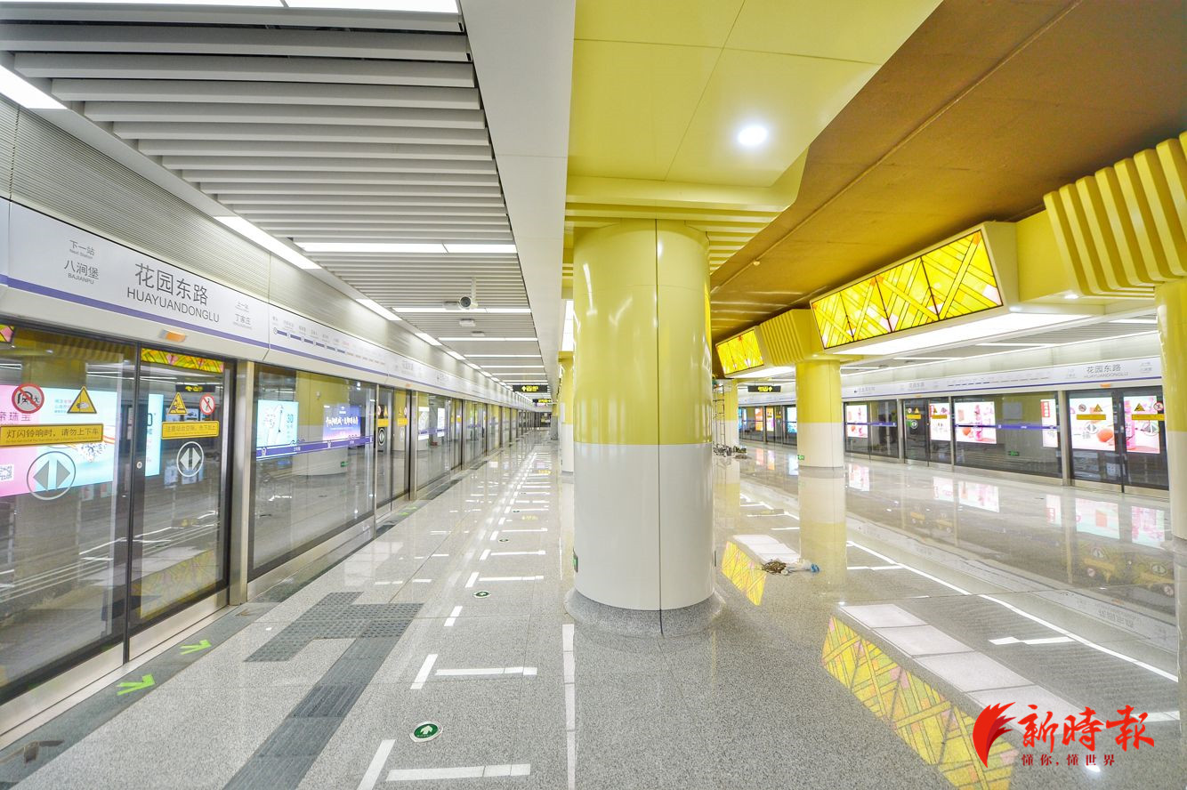 开通倒计时济南轨道交通3号线地下车站实景揭秘