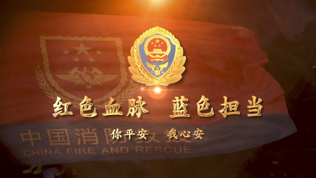 中国消防壁纸 徽章图片