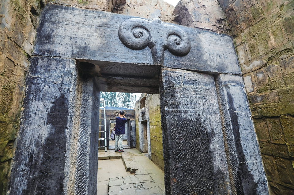 济阳三官庙汉墓入选考古新发现是济南发现最大的汉画像石墓