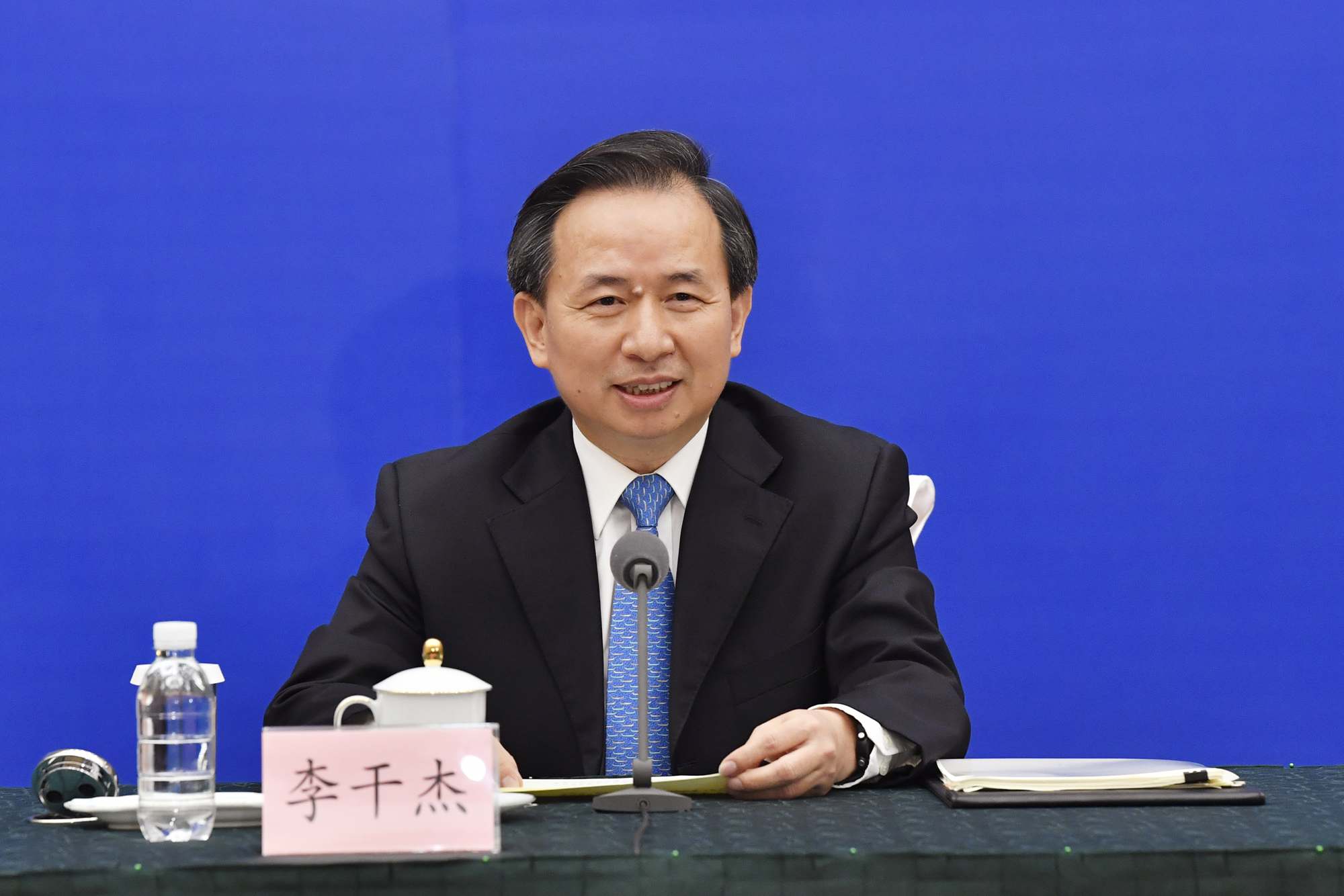 新任山东省省长记者见面会