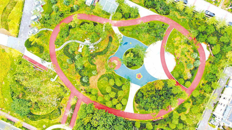 日照口袋公园小景增颜值