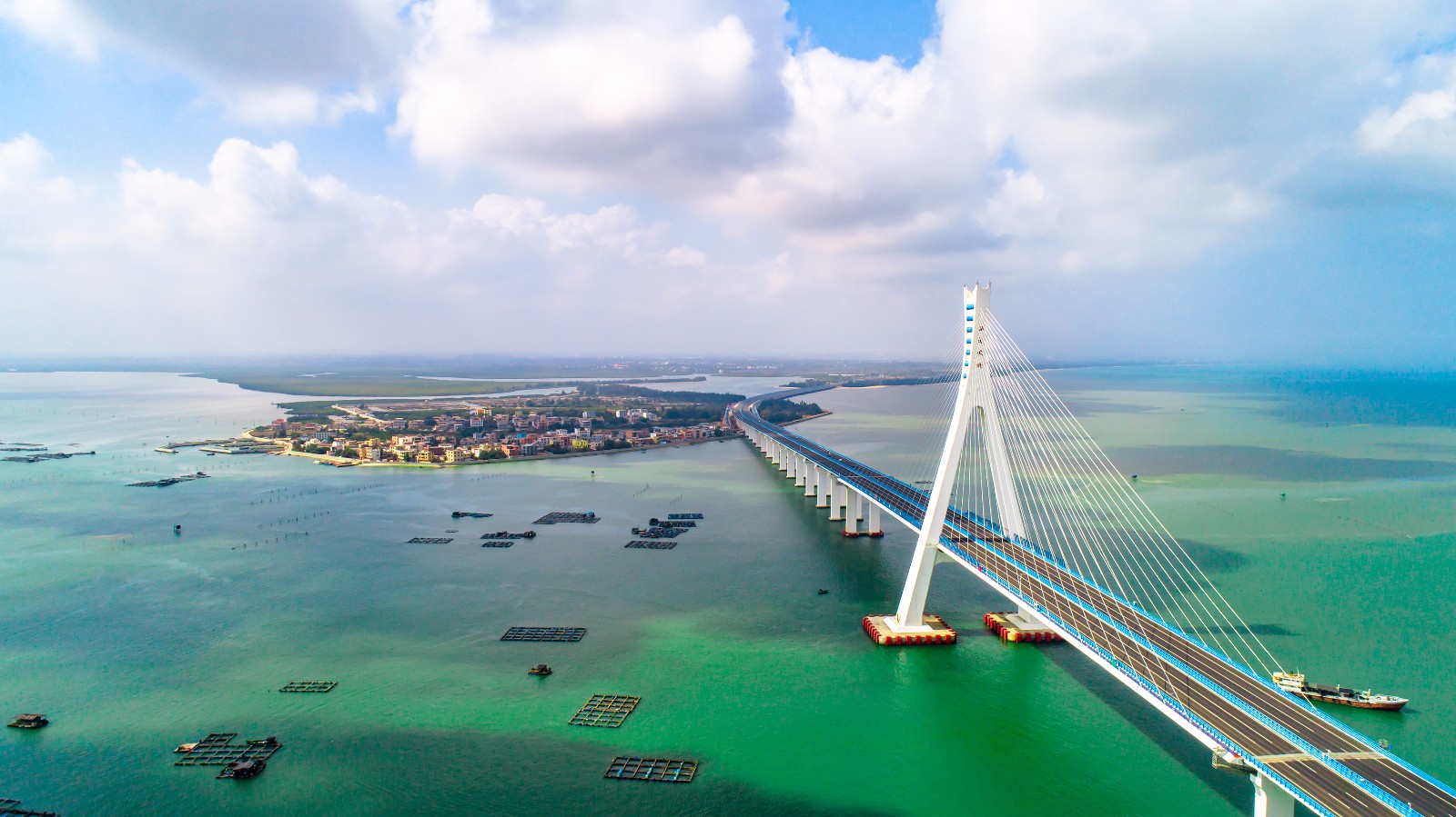 北港岛2300名居民通了一座民生桥