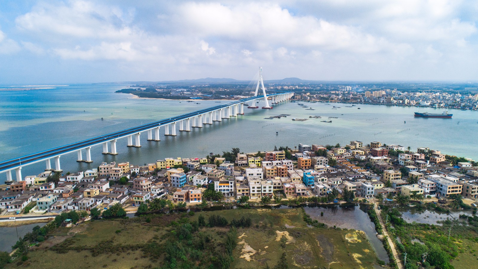 北港岛2300名居民通了一座民生桥