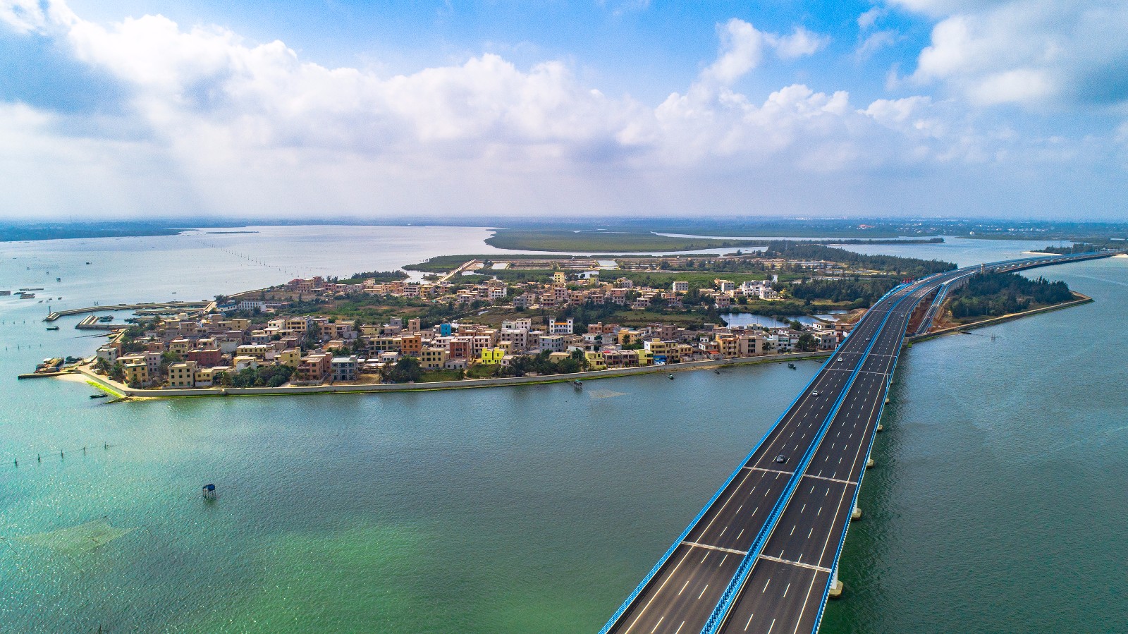 北港岛2300名居民通了一座民生桥