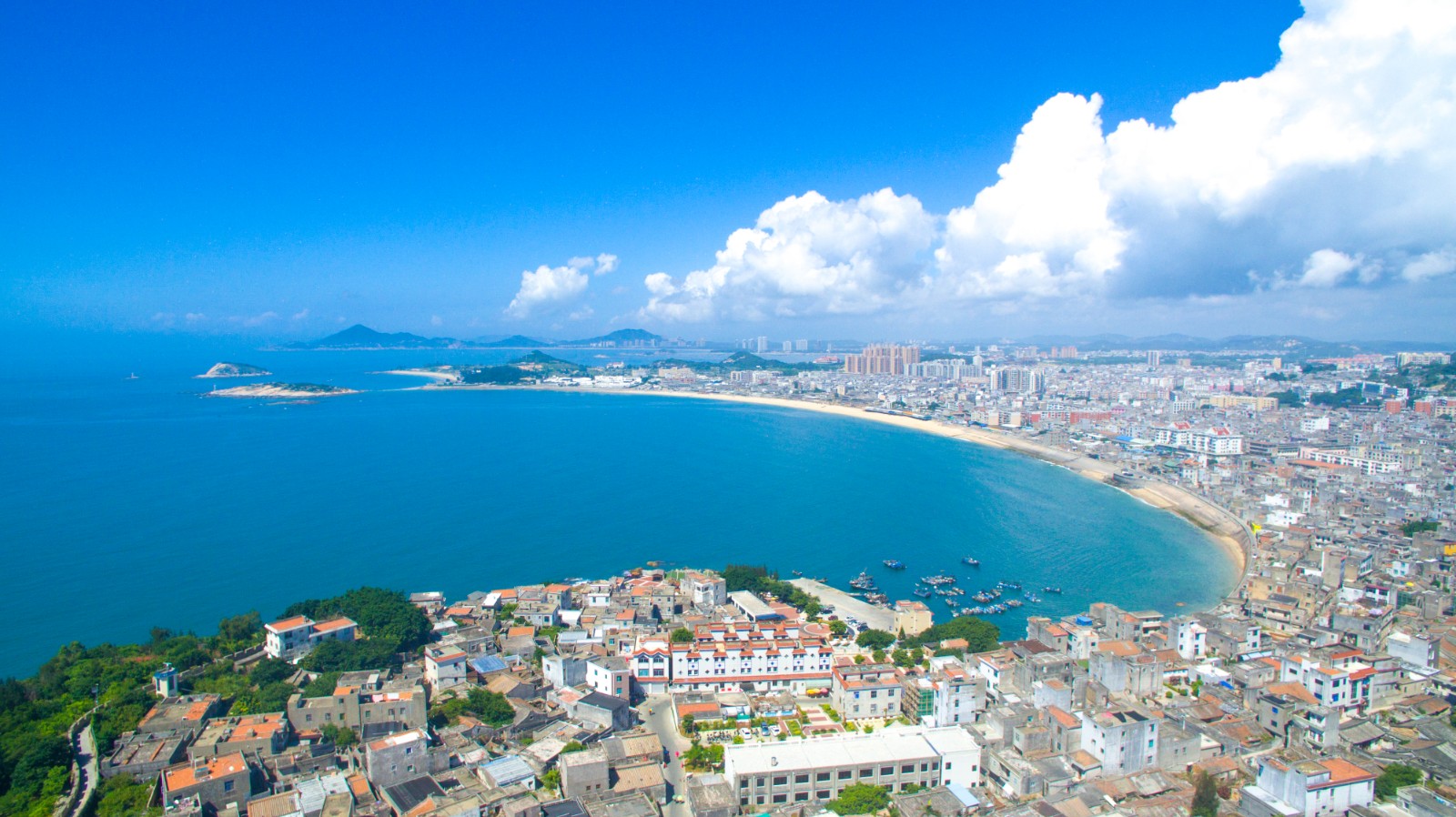 福建东山岛邂逅一场碧海蓝天