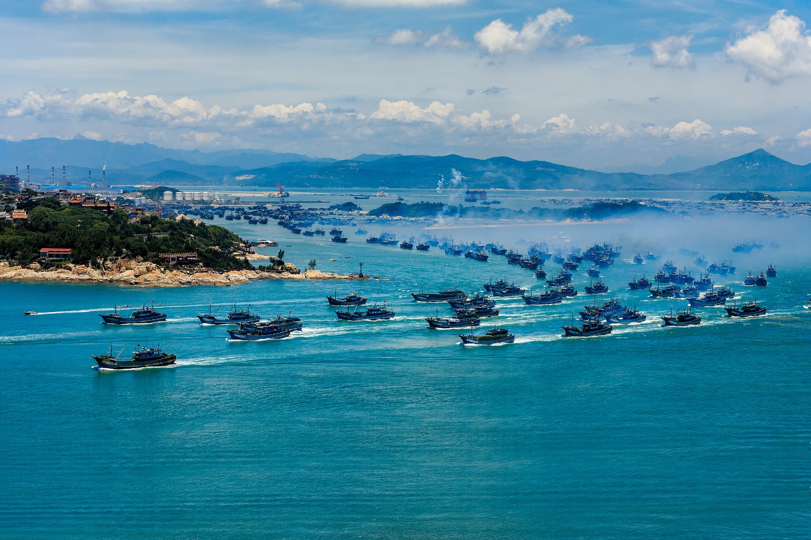 福建东山岛邂逅一场碧海蓝天