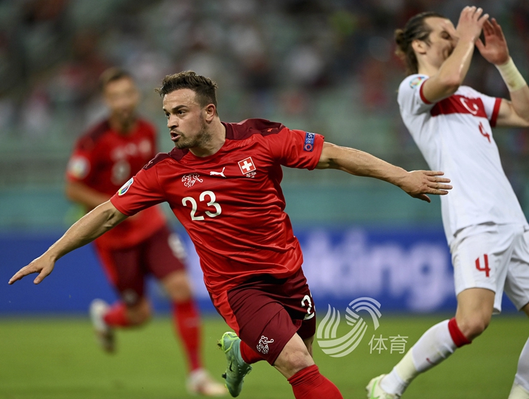 欧洲杯丨沙奇里双响扎卡中框瑞士31土耳其