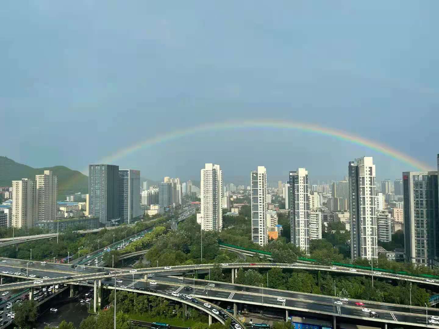 雨后彩虹桥图片大全图片