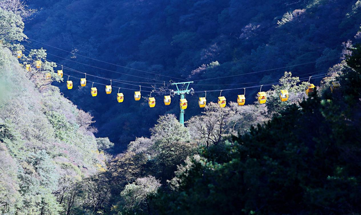 河南堯山全國90滑道索道玻璃棧道堯山造