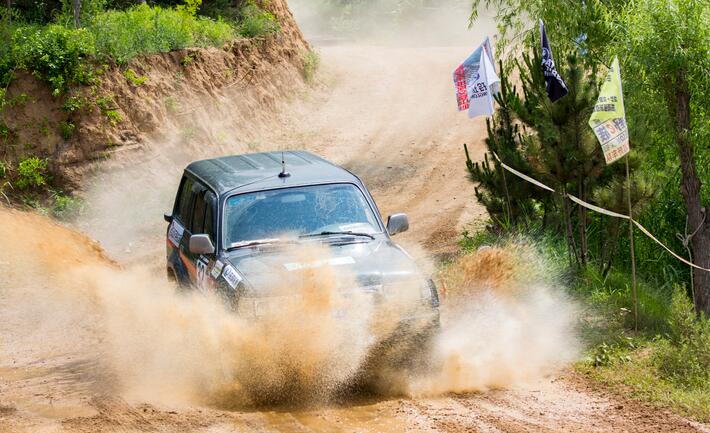 招远首届山地越野车黄金争霸赛激情开赛