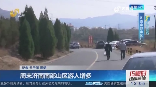 【闪电连线】周末济南南部山区游人增多