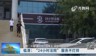 《法院在线》10-05播出《临清：“24小时法院”服务不打烊》
