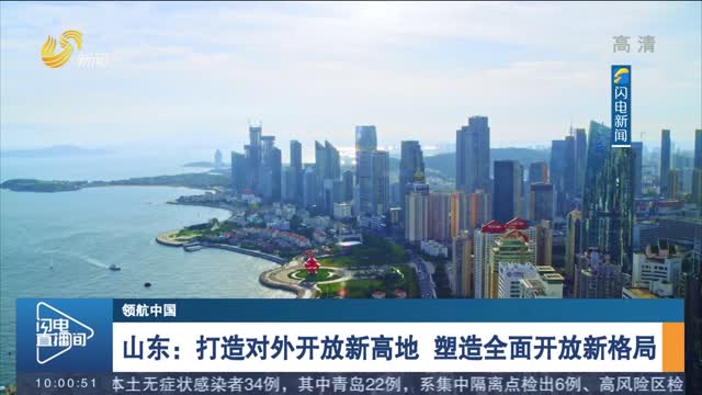 【领航中国】 山东：打造对外开放新高地 塑造全面开放新格局