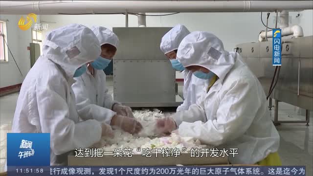 【“奋进新时代“主题成就展】来自山东的牡丹深加工系列产品 让观众想现场下单