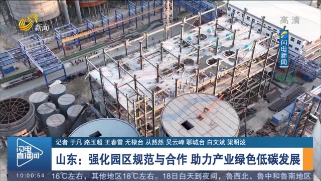 山东：强化园区规范与合作 助力产业绿色低碳发展