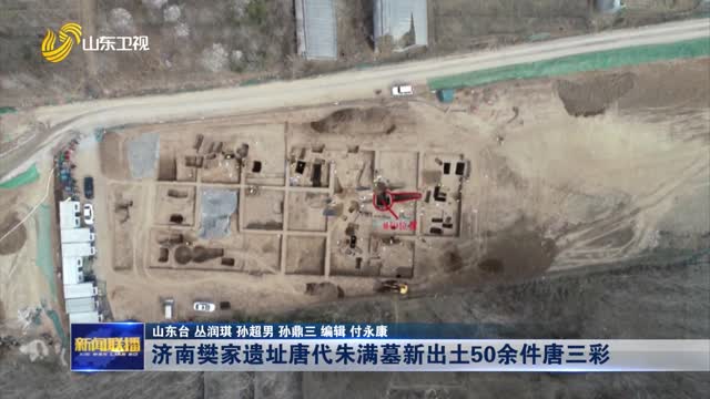 济南樊家遗址唐代朱满墓新出土50余件唐三彩