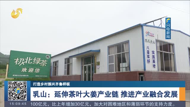 【打造乡村振兴齐鲁样板】乳山：延伸茶叶大姜产业链 推进产业融合发展