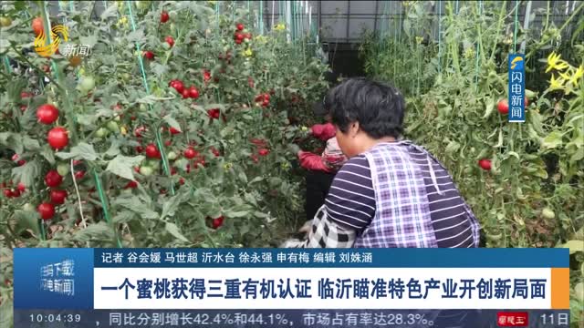 【打造乡村振兴齐鲁样板】一个蜜桃获得三重有机认证 临沂瞄准特色产业开创新局面