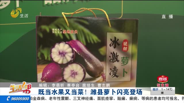 既当水果又当菜！潍县萝卜闪亮登场