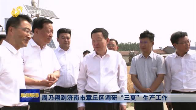 周乃翔到济南市章丘区调研“三夏”生产工作