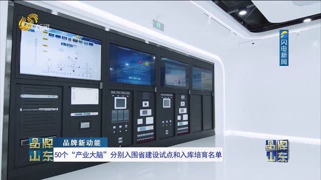 【品牌新动能】50个“产业大脑”分别入围省建设试点和入库培育名单