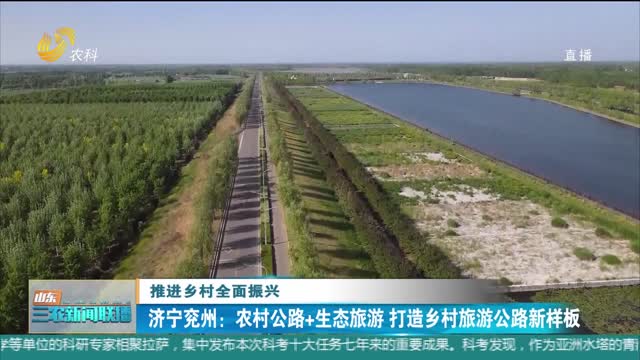 【推进乡村全面振兴】济宁兖州：农村公路+生态旅游 打造乡村旅游公路新样板