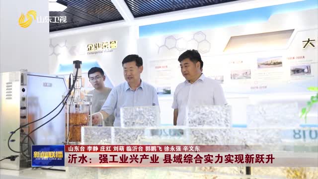 沂水：强工业兴产业 县域综合实力实现新跃升