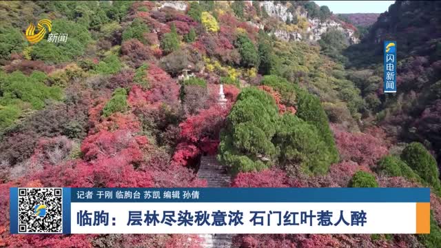临朐：层林尽染秋意浓 石门红叶惹人醉