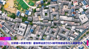全球唯一获奖村落！磐安榉溪获2024新可持续城市与人居环境奖