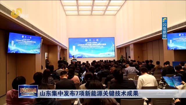 山东集中发布7项新能源关键技术成果