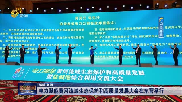 电力赋能黄河流域生态保护和高质量发展大会在东营举行