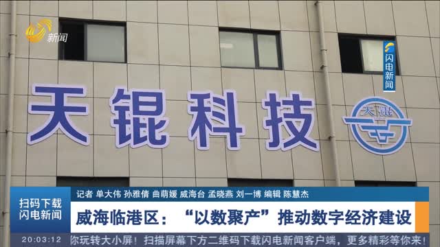 威海临港区：“以数聚产”推动数字经济建设