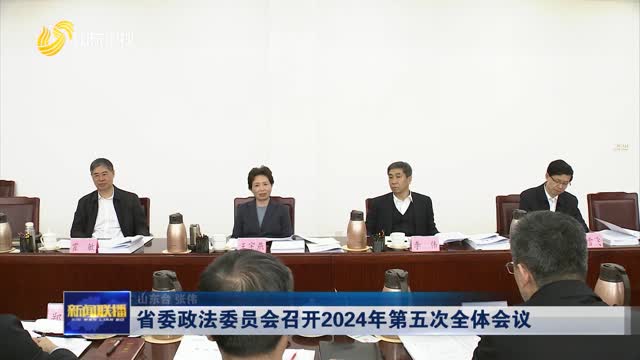 省委政法委员会召开2024年第五次全体会议