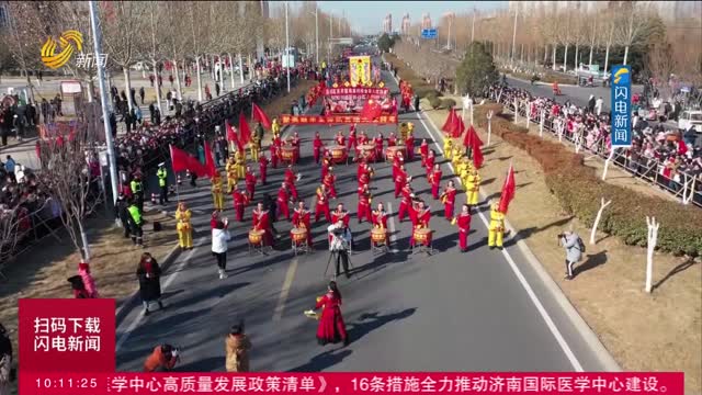 【元宵节临近】2025淄博民俗展演大荟“花式”闹元宵