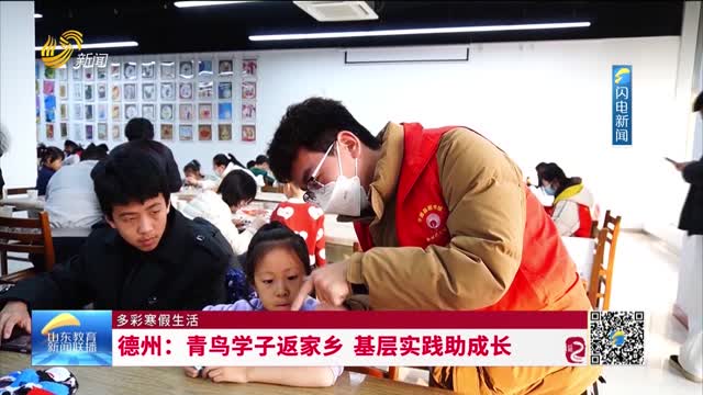 【多彩寒假生活】德州：青鸟学子返家乡 基层实践助成长