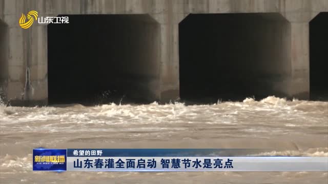 山东春灌全面启动 智慧节水是亮点【希望的田野】