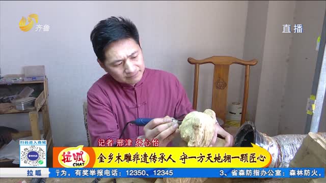 金乡木雕非遗传承人 守一方天地拥一颗匠心
