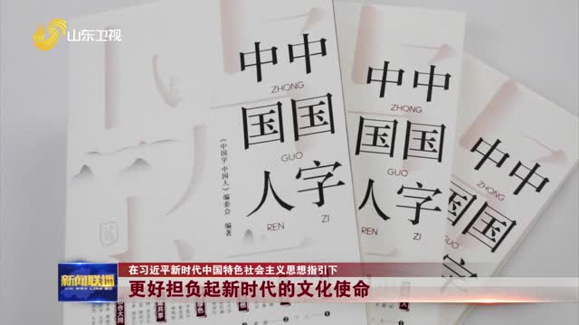 【在习近平新时代中国特色社会主义思想指引下】更好担负起新时代的文化使命