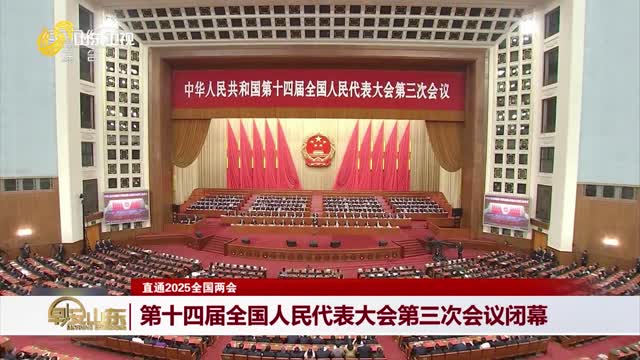 【直通2025全国两会】第十四届全国人民代表大会第三次会议闭幕