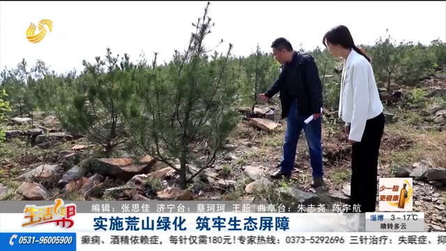 实施荒山绿化 筑牢生态屏障
