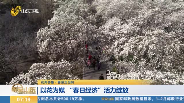 【花开齐鲁·春游正当时】以花为媒 “春日经济”活力绽放