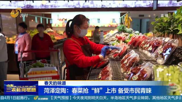 【春天的味道】菏泽定陶：春菜抢“鲜”上市 备受市民青睐