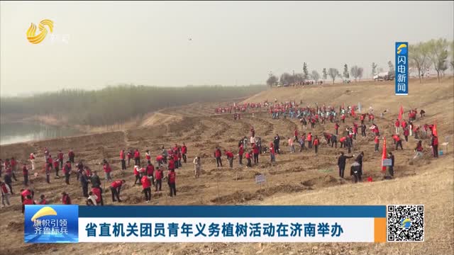 省直机关团员青年义务植树活动在济南举办