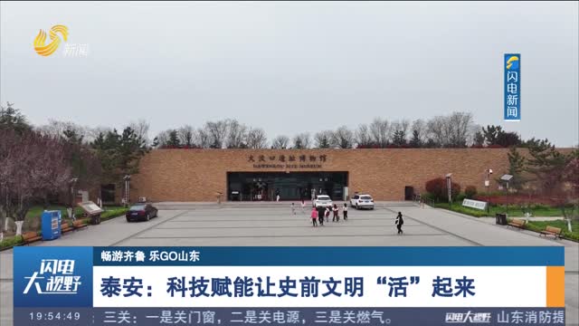 【畅游齐鲁 乐GO山东】泰安：科技赋能让史前文明“活”起来