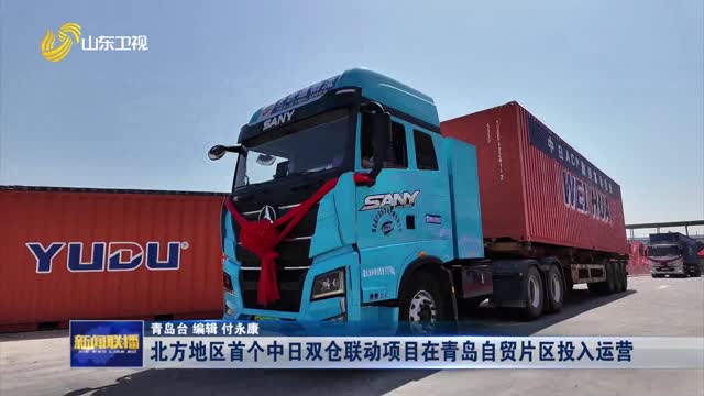 北方地区首个中日双仓联动项目在青岛自贸片区投入运营