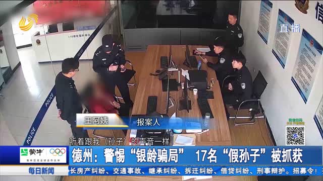 德州：警惕“银龄骗局” 17名“假孙子”被抓获