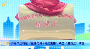 济南市历城区“直播电商+网络主播”联盟“星潮汇”成立