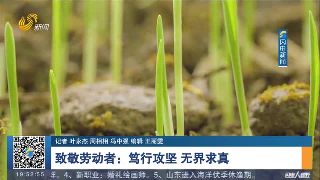 致敬勞動者：篤行攻堅 無界求真