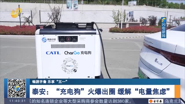 【暢游齊魯 樂享“五一”】泰安：“充電狗”火爆出圈 緩解“電量焦慮”