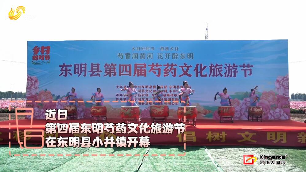 东明：近郊赏花成“新宠” 游客尽享田园乐